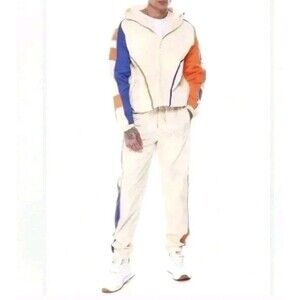 Rebel Minds Track Suit Blue And Orange Size 2XL Top XL Bottom